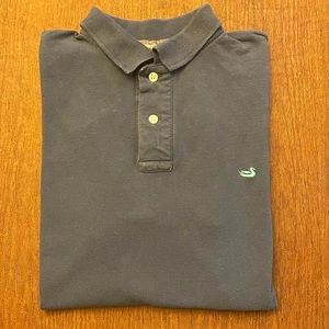 Southern Marsh blue polo style short sleeve EUC